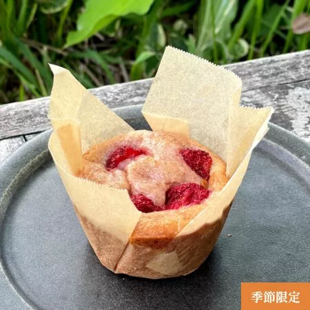 米粉のいちごマフィン